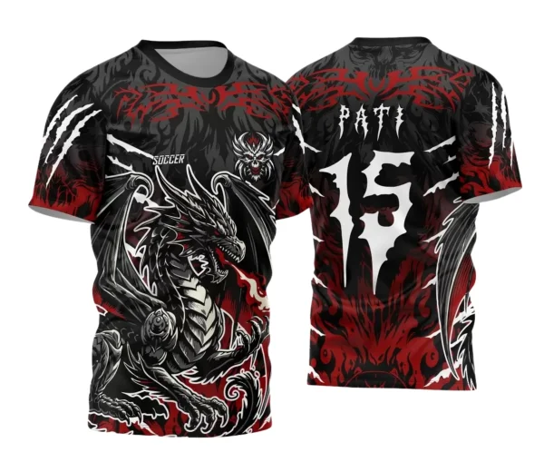 Camisa Interclasse – Dragão Negro Jogos Internos | Doces Desenhos