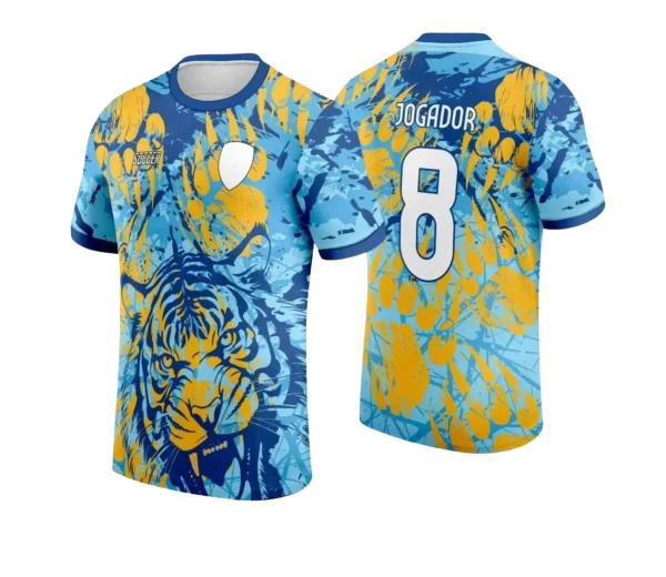 Camisa Interclasse Escolar Tema Tigre