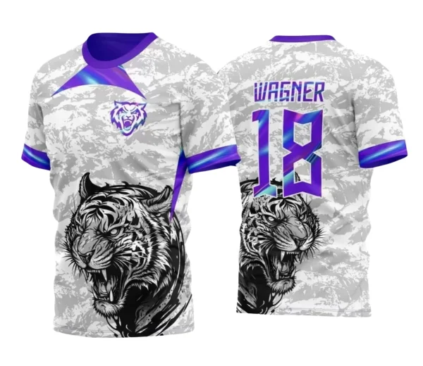 Camisa Interclasse Escolar Tema Tigre