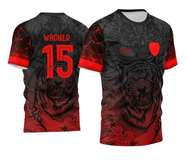 Camisa Interclasse Escolar Tema Tigre