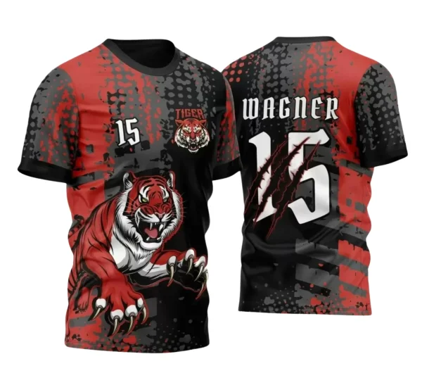 Camisa Interclasse Escolar Tema Tigre