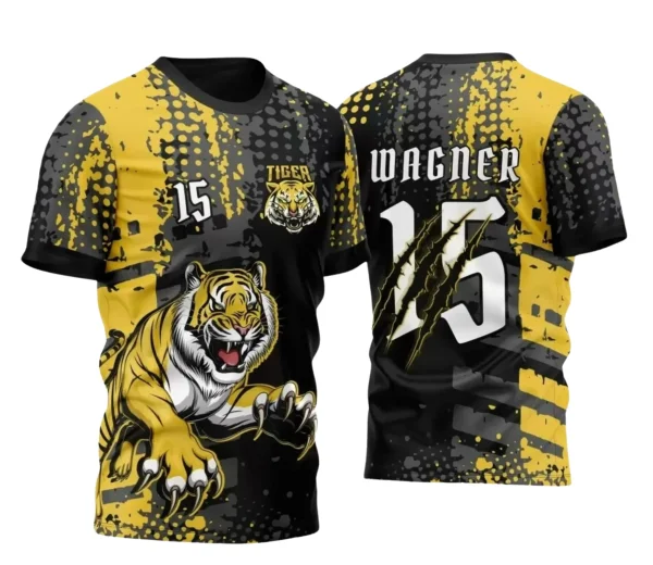 Camisa Interclasse Escolar Tema Tigre