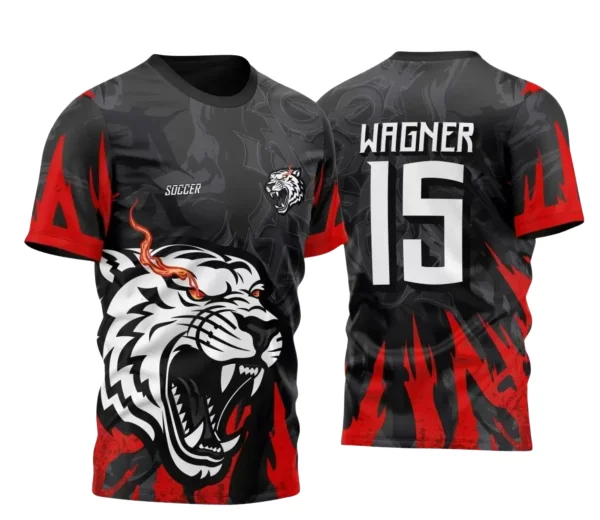 Camisa Interclasse Escolar Tema Tigre