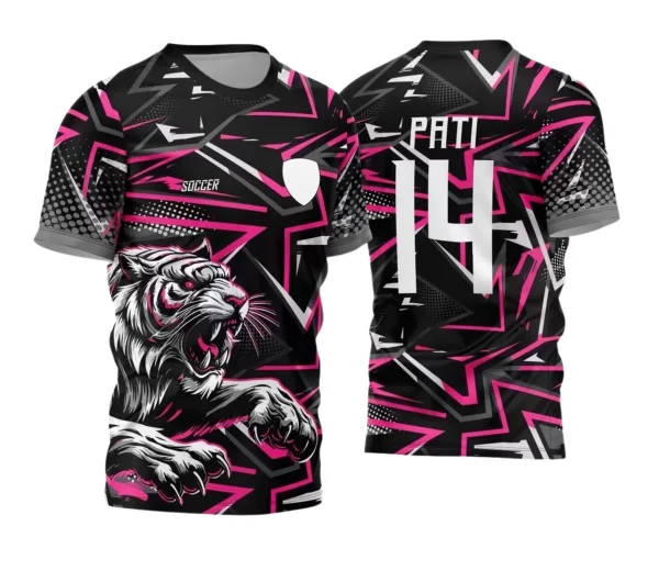 Camisa Interclasse Escolar Tema Tigre  Doces Desenhos