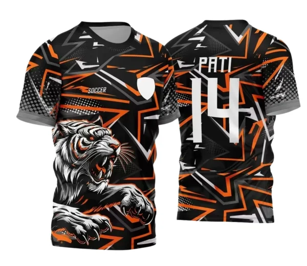 Camisa Interclasse Escolar Tema Tigre  Doces Desenhos