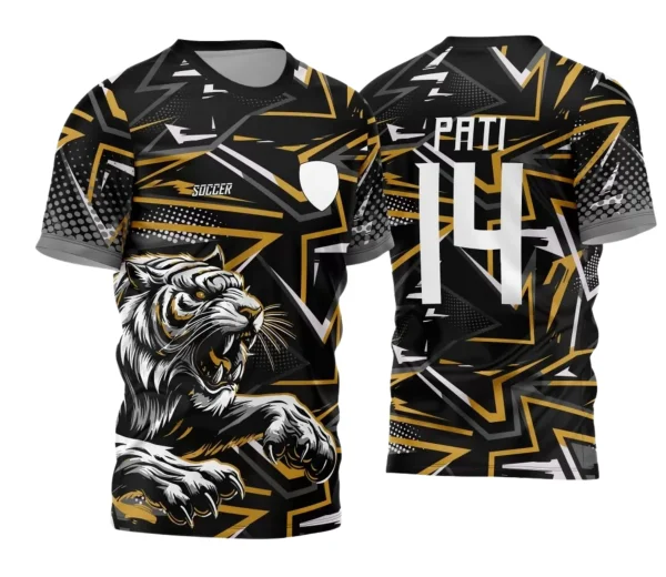 Camisa Interclasse Escolar Tema Tigre  Doces Desenhos