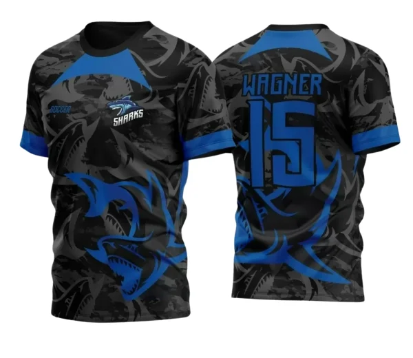 Camisa Interclasse Escolar Tema Tubarão