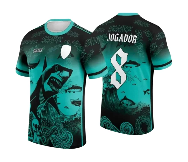 Camisa Interclasse Escolar Tema Tubarão