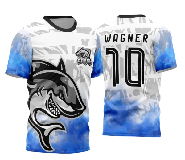 Camisa Interclasse Escolar Tema Tubarão