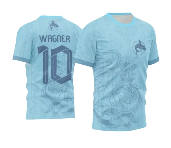 Camisa Interclasse Escolar Tema Tubarão