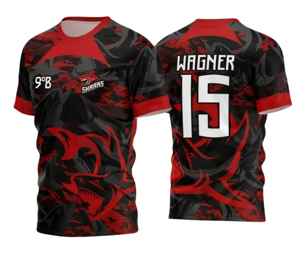 Camisa Interclasse Escolar Tema Tubarão