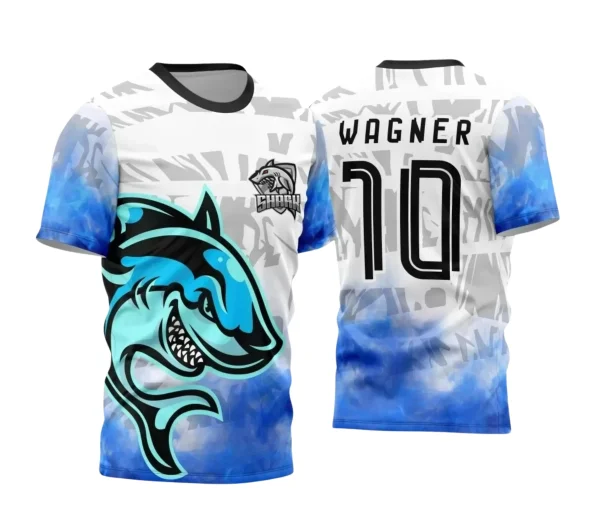 Camisa Interclasse Escolar Tema Tubarão