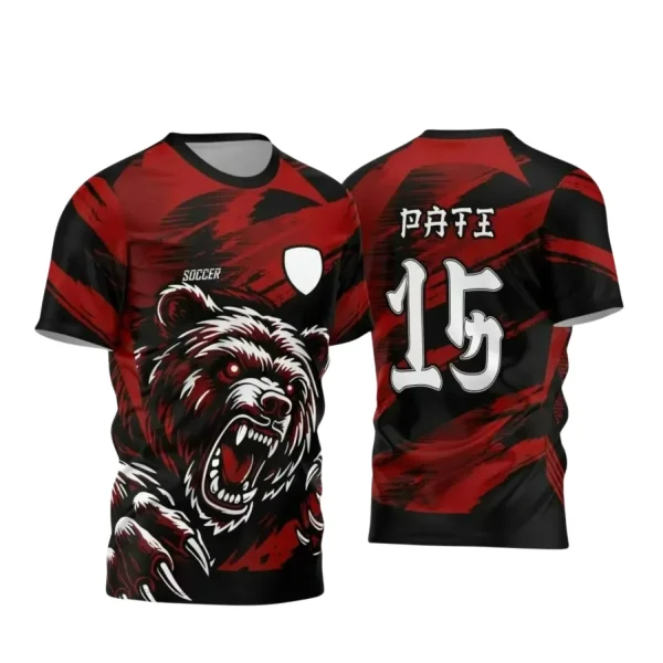 Arte Vetor - Camisa de Interclasse - Urso Ataque - 2024 - 2025
