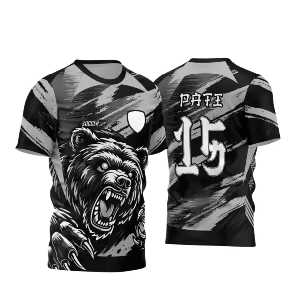 Arte Vetor - Camisa de Interclasse - Urso Ataque - 2024 - 2025