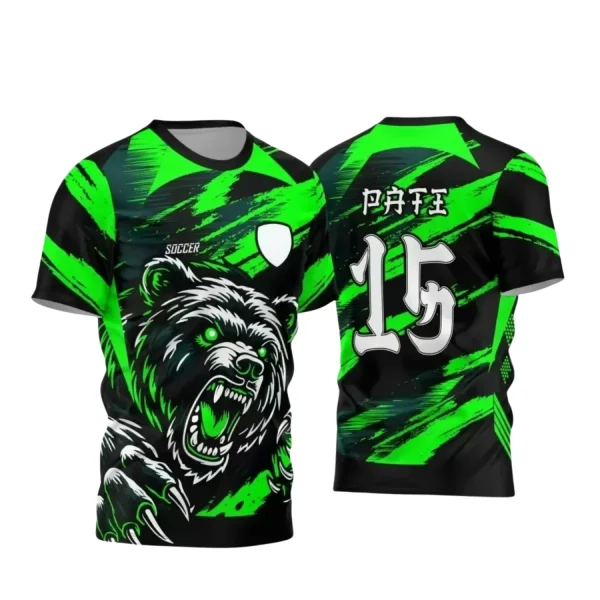 Arte Vetor - Camisa de Interclasse - Urso Ataque - 2024 - 2025