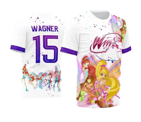 Camisa Interclasse Escolar Tema Winx