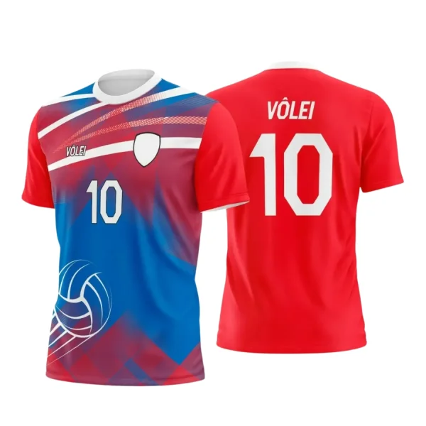 Arte Vetor Camiseta Esportiva  - Camiseta de Vôlei 2025 