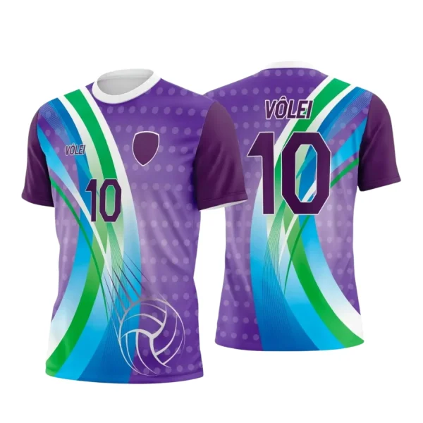 Arte Vetor Camiseta Esportiva  - Camiseta de Vôlei 2025 