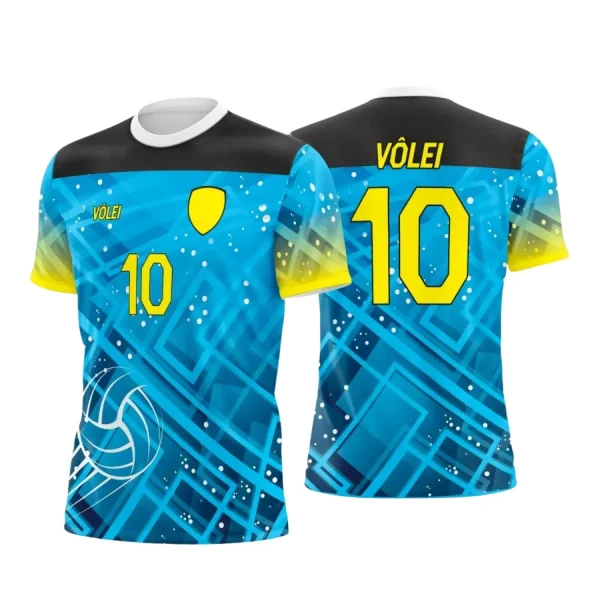 Arte Vetor Camiseta Esportiva  - Camiseta de Vôlei 2025 