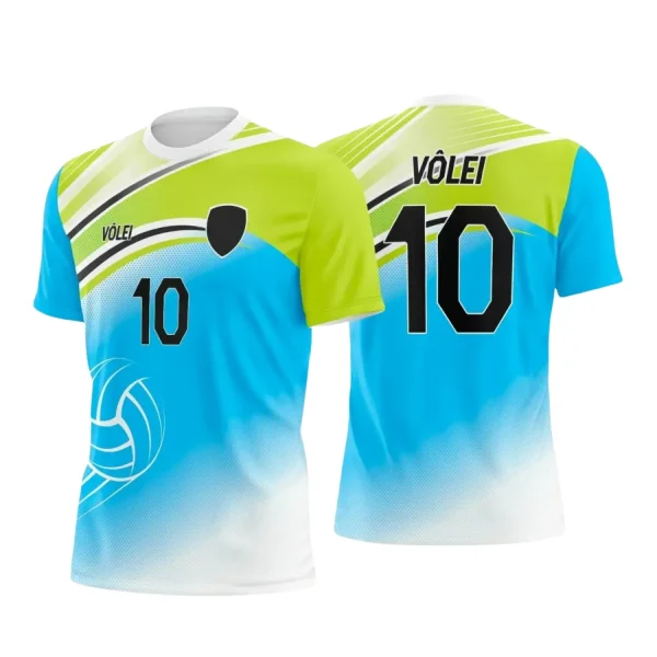 Arte Vetor Camiseta Esportiva  - Camiseta de Vôlei 2025 
