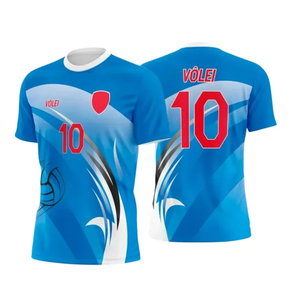 Arte Vetor Camiseta Esportiva  - Camiseta de Vôlei 2025 