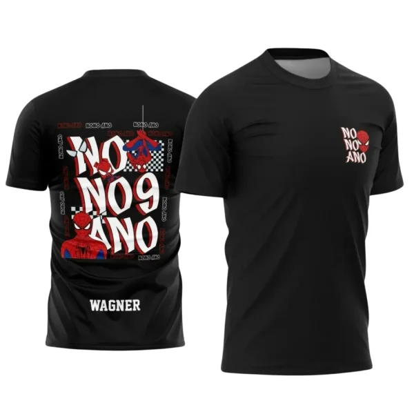 Arte Vetor Camiseta Formandos 9º Ano Homem-Aranha
