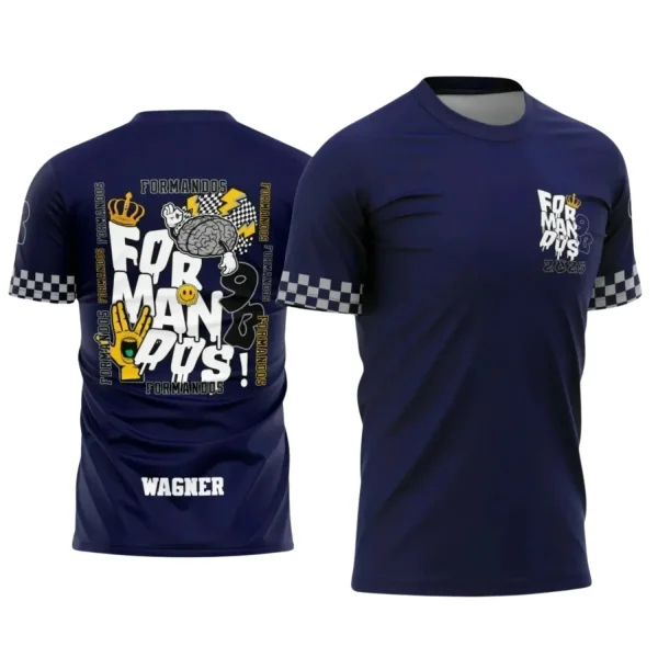Arte Vetor Camiseta Formandos Nono Ano Coroa