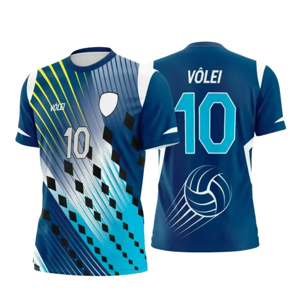 Arte Vetor Camiseta Vôlei 2025 para Sublimação