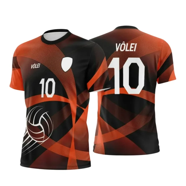 Arte Vetor Camiseta Vôlei 2025 para Sublimação