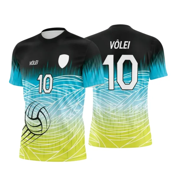 Arte Vetor Camiseta Vôlei 2025 para Sublimação