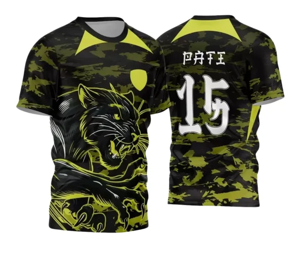Camiseta Interclasse Personalizada – Pantera Jogos Internos | Doces Desenhos