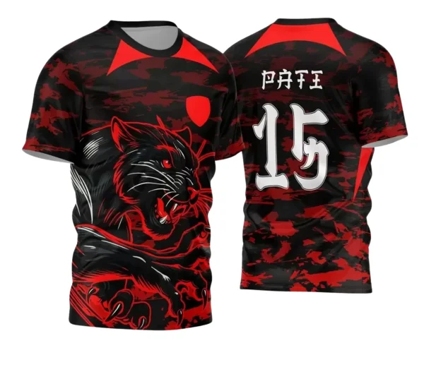 Camiseta Interclasse Personalizada – Pantera Jogos Internos | Doces Desenhos