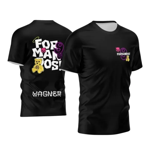 Arte Vetor - Estampa Camisa Escolar - Formandos Urso Fofo - 2025