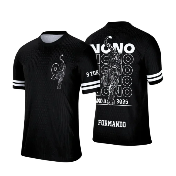 Arte Vetor Tigre Camiseta Formandos 9º Ano 2025