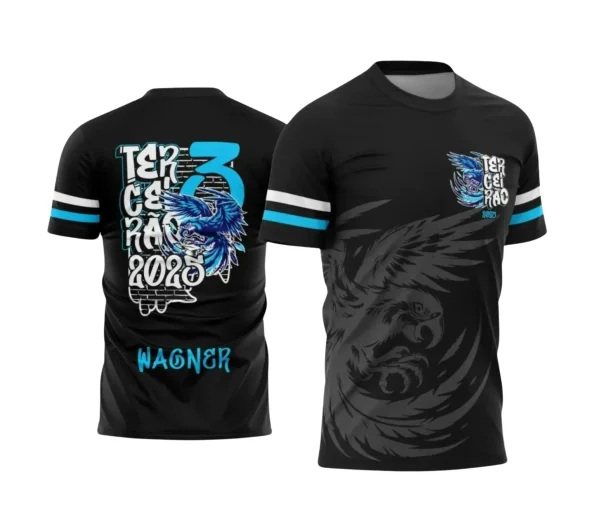 Arte Vetor para Camiseta Escolar – Terceirão: Arara Azul