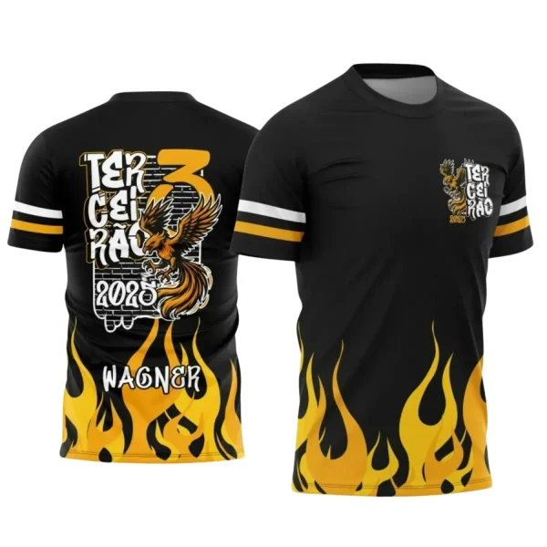 Arte Vetor para Camiseta Terceirão com Fênix