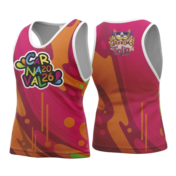 Arte para Abadá Personalizado de Bloco – Carnaval 2026