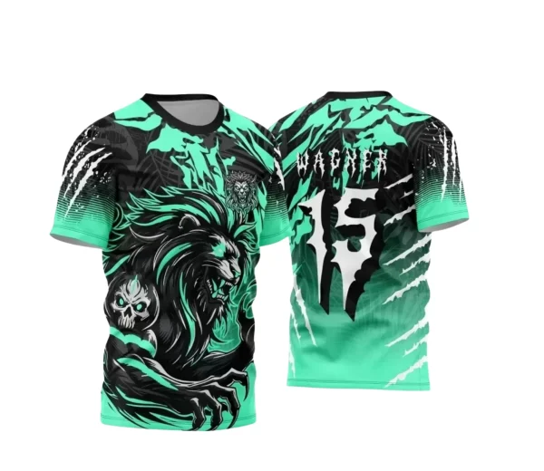 Arte para Estampa de Camiseta Escolar 2025 – Interclasse 2025 - Tema de Leão