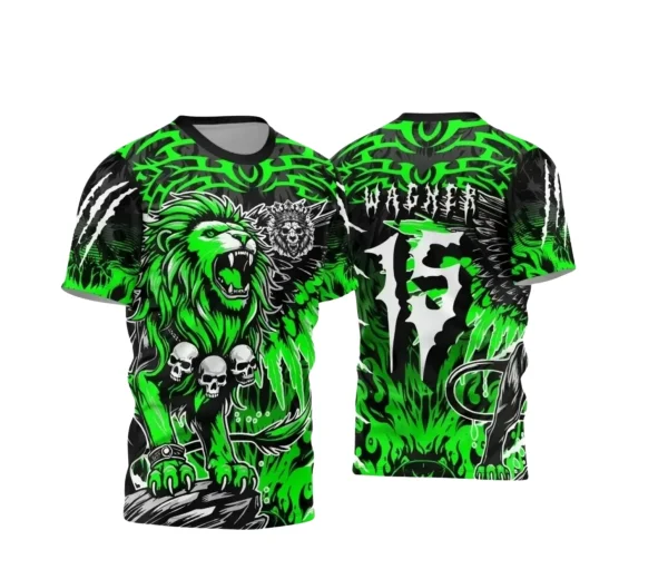 Arte para Estampa de Camiseta Escolar 2025 – Interclasse 2025 - Tema de Leão