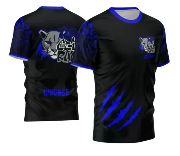 Camisa Escolar Personalizada – Terceirão Pantera Negra