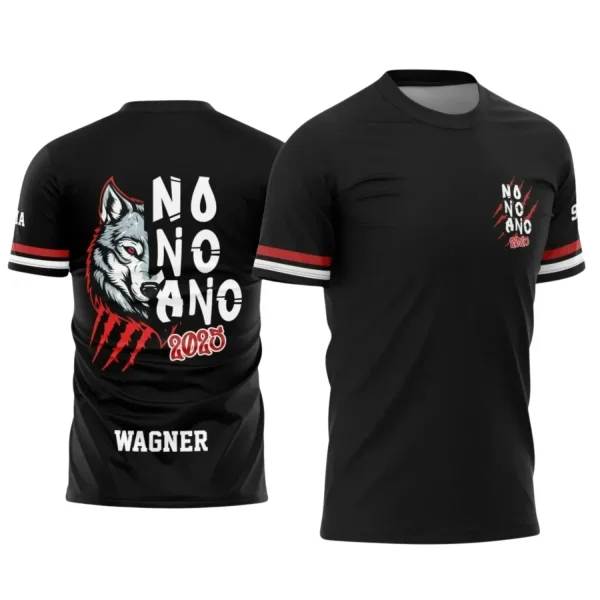 Camiseta Formandos 9º Ano: Arte Vetor de Lobo