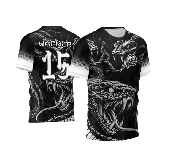 Camiseta Interclasse com Estampa de Cobra – Arte Digital