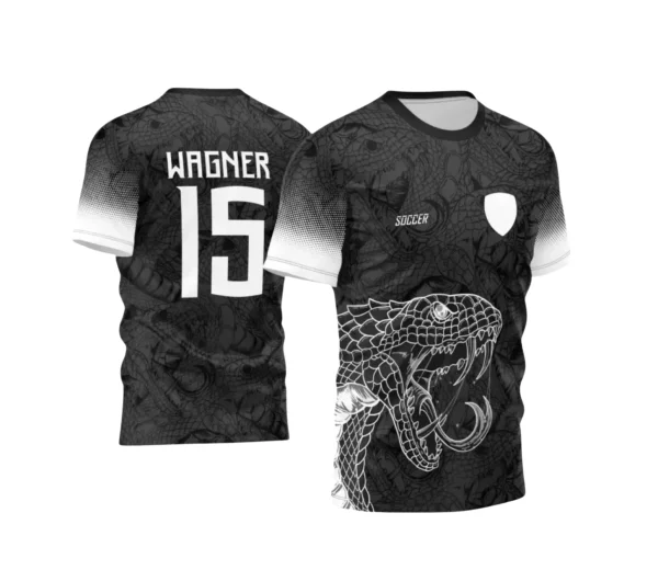 Camiseta Interclasse com Estampa de Cobra – Arte Digital