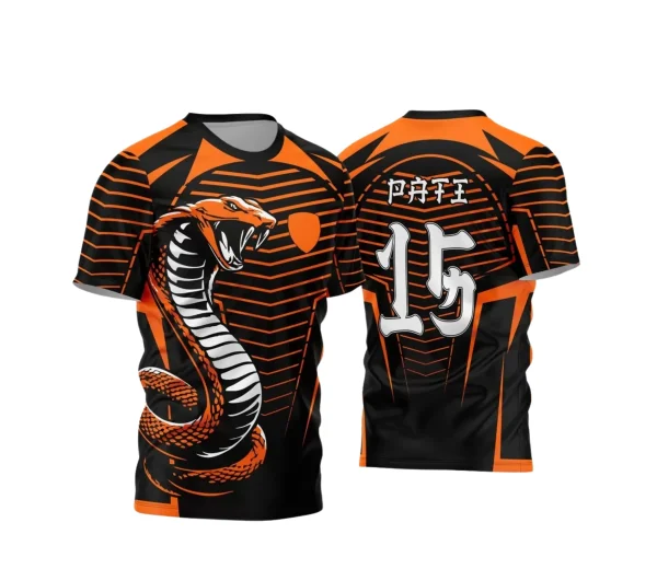 Camiseta Interclasse com Estampa de Cobra – Arte Exclusiva