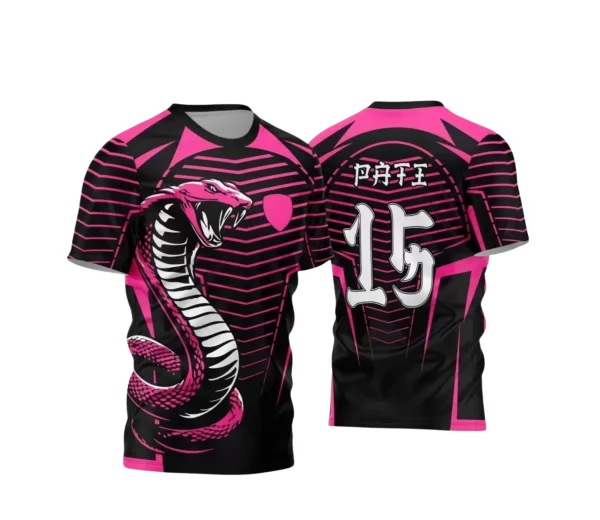 Camiseta Interclasse com Estampa de Cobra – Arte Exclusiva