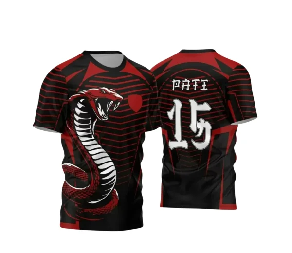 Camiseta Interclasse com Estampa de Cobra – Arte Exclusiva