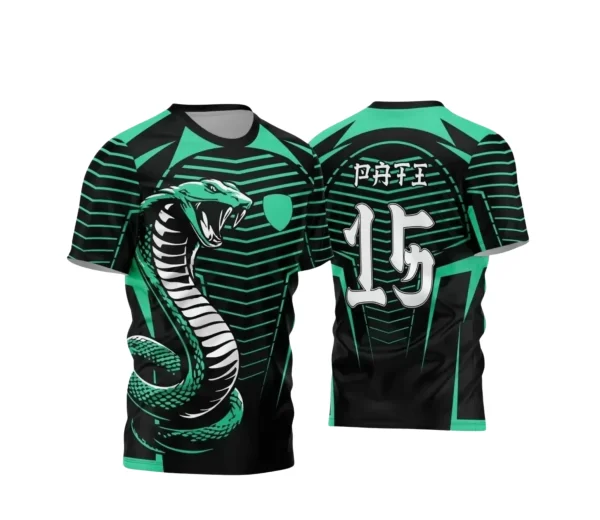 Camiseta Interclasse com Estampa de Cobra – Arte Exclusiva