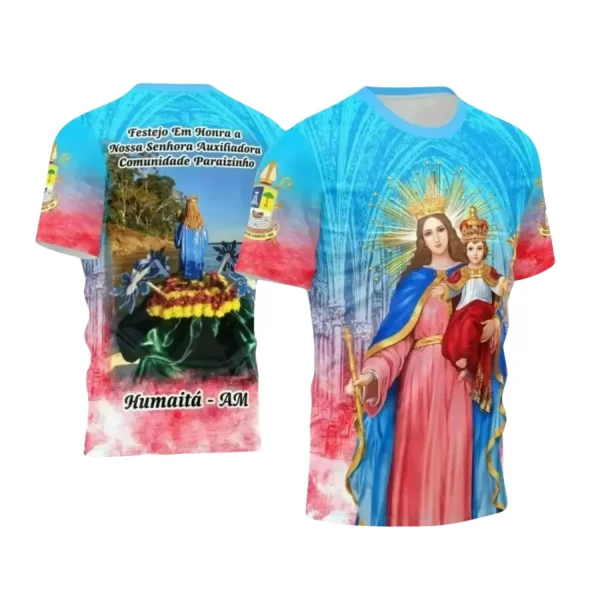 Camiseta Nossa Senhora Auxiliadora 2025 – Religião e Fé