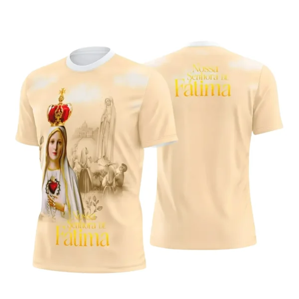 Camiseta Religião Nossa Senhora de Fátima 2025