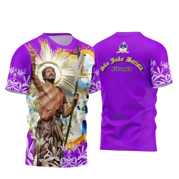 Camiseta São João Batista 2025 – Arte e Religião em Foco